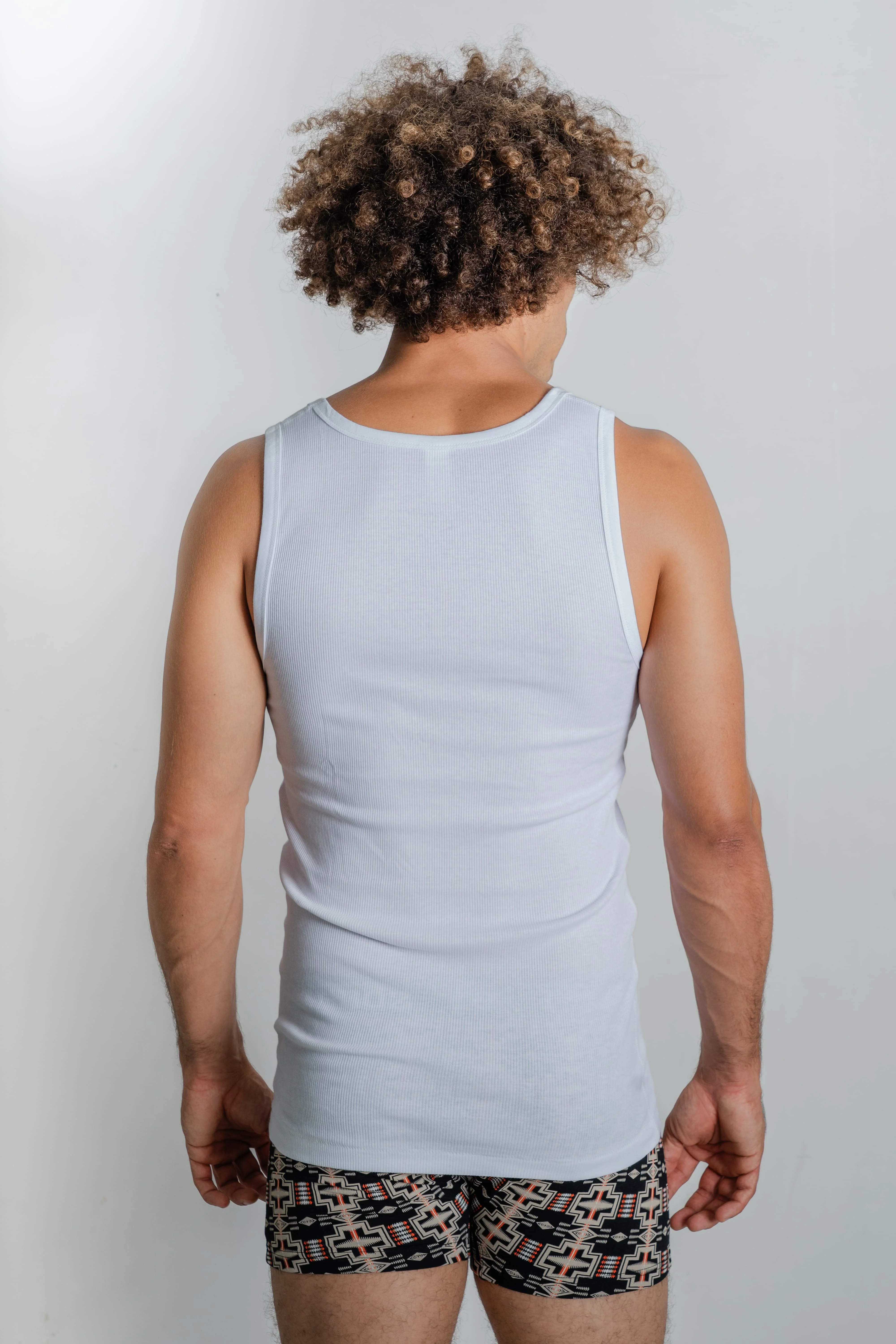 Men's Singlet | White - Image 7